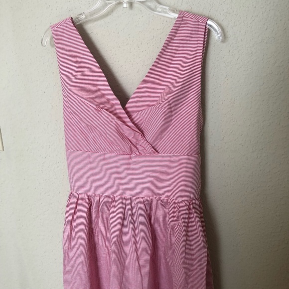 NWT DANCING DAYS Red/White Stripes 50z Dress - Picture 4 of 6